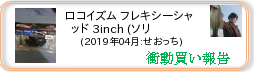 衝動買い報告 ： 2019年04月_ロコイズム フレキシーシャッド 3inch (ソリッドブラック)(ソフトルアー) ［216］