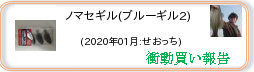 衝動買い報告 ： 2020年01月_ノマセギル(ブルーギル2)(ソフトルアー) ［246］